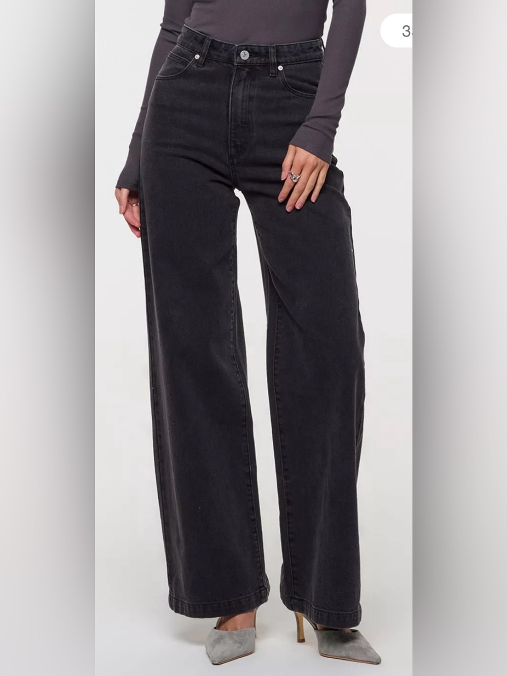 Abrand Black ‘94 High & Wide Jeans